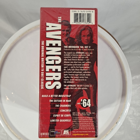 A&E The Avengers 6 Episodes VHS Tape NWOT - Picture 4 of 6
